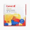Camel  Artist  Acrylic  Colours  Assorted  pack  of  12  shades  in  40  ml  with  Mediums