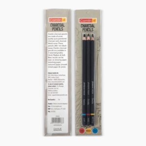 Camlin  Charcoal  Pencils  Assorted  pack  of  3  grades