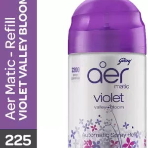 Godrej Aer Matic Room Freshener - Violet Valley Bloom Refill  (225 ml)